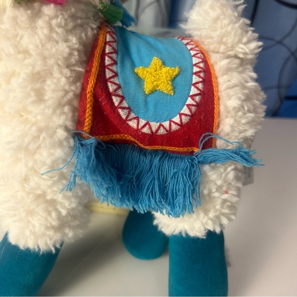 Pier One Spitz the Llama 15" colorful embellished plush retired HTF collectible - Picture 4 of 9